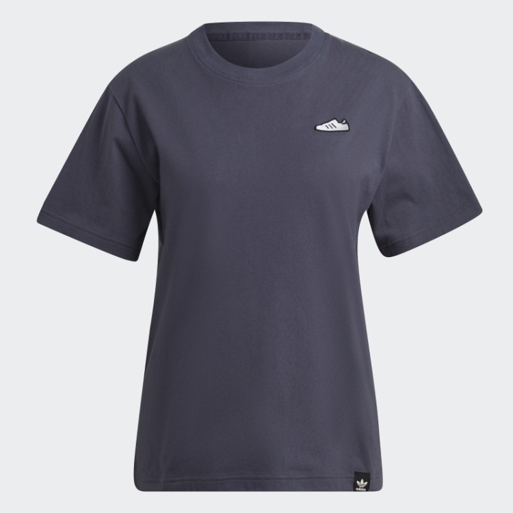 Camiseta Bordada Adidas Azul Marinho
