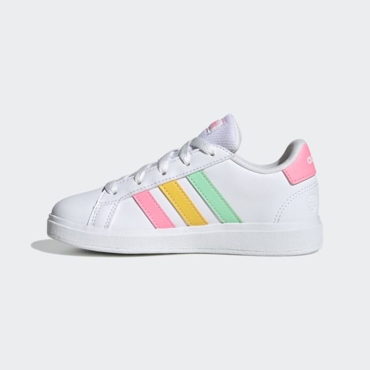 Tênis Com Cadarço Adidas Grand Court Estilo De Vida Menta
