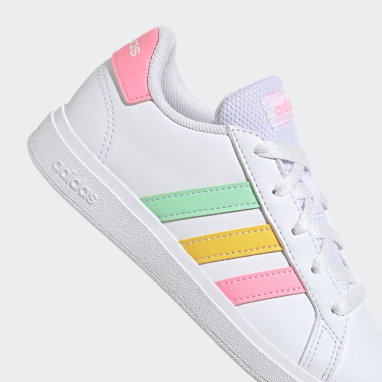 Tênis Com Cadarço Adidas Grand Court Estilo De Vida Menta