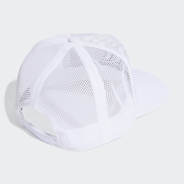 Boné Trucker Branco Adidas Snapback
