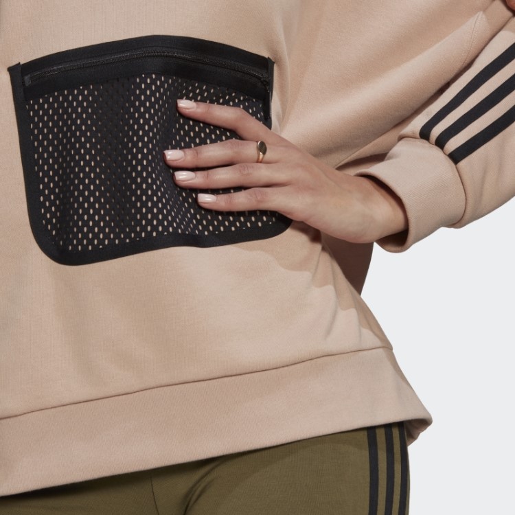 Adidas Moletom Cinza Pérola