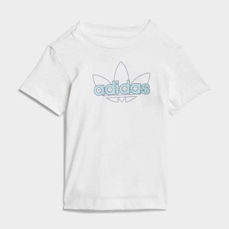 Camiseta Estampada Adidas Sprt Collection Branca Quente