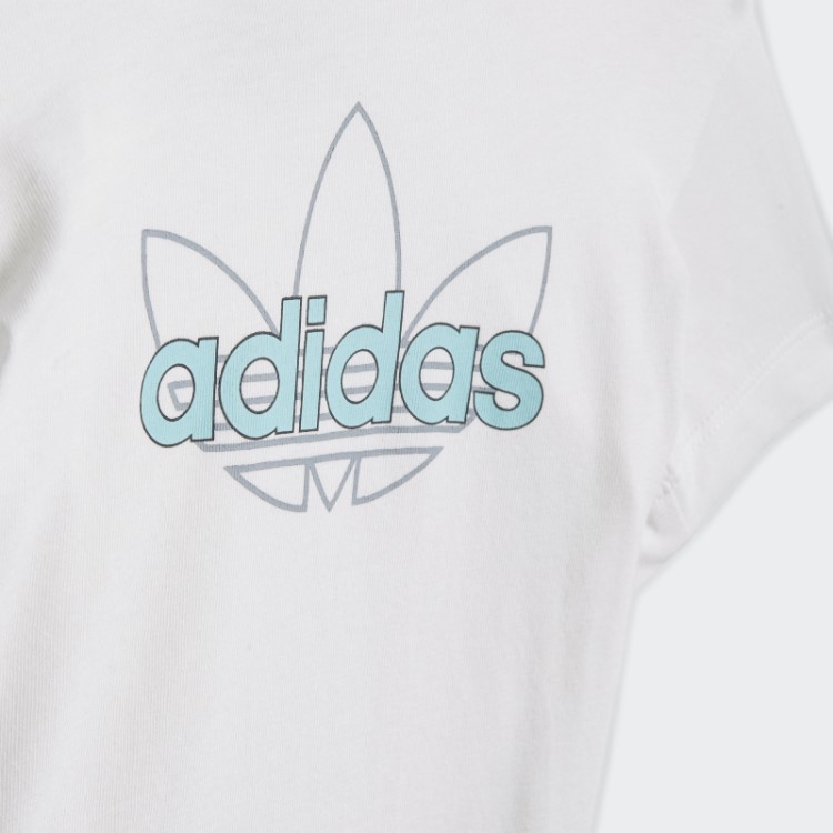 Camiseta Estampada Adidas Sprt Collection Branca Quente