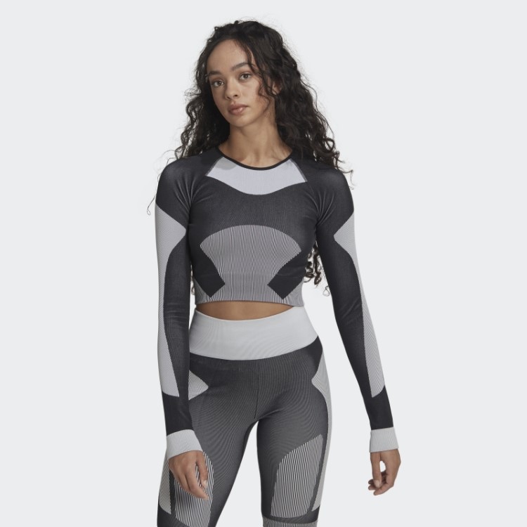 Adidas By Stella Mccartney Truestrength Top Cropped Fashion Preto