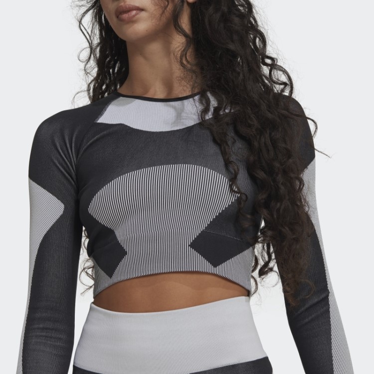 Adidas By Stella Mccartney Truestrength Top Cropped Fashion Preto