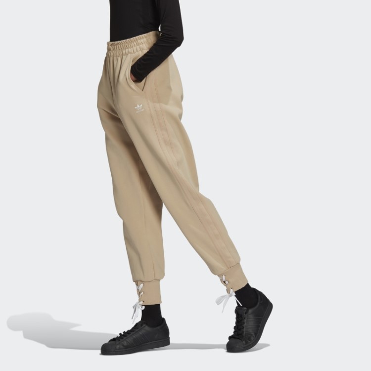 Calça Bege Sempre Original Com Punho De Renda Adidas