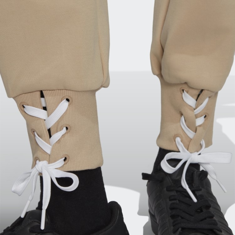 Calça Bege Sempre Original Com Punho De Renda Adidas