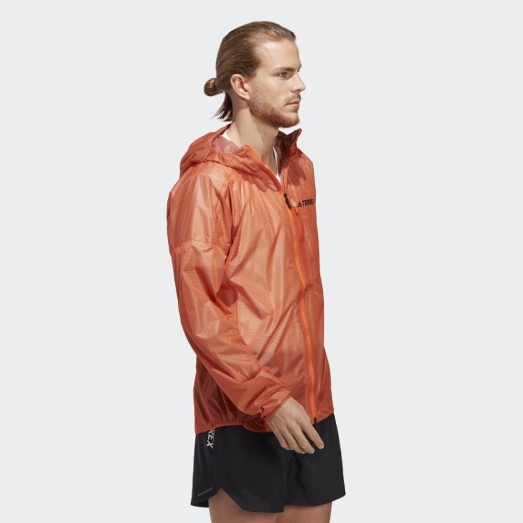 Terrex Agravic Jaqueta De Chuva De 2,5 Camadas Laranja Adidas Fashion