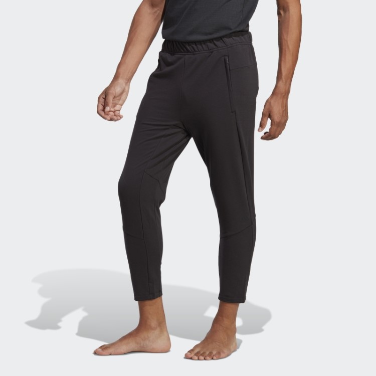 Calça De Treino Adidas Projetada Para Treinar Yoga 7/8 Preta