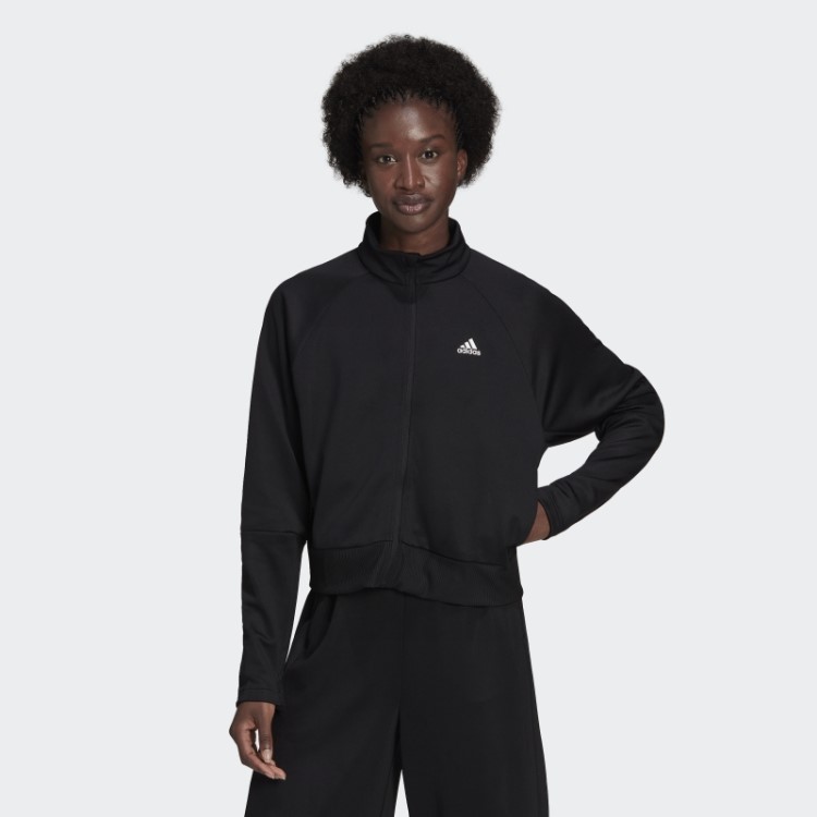 Top Fashion Preto Adidas X Zoe Saldana