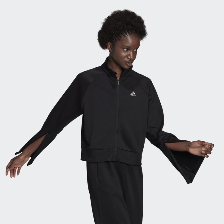 Top Fashion Preto Adidas X Zoe Saldana