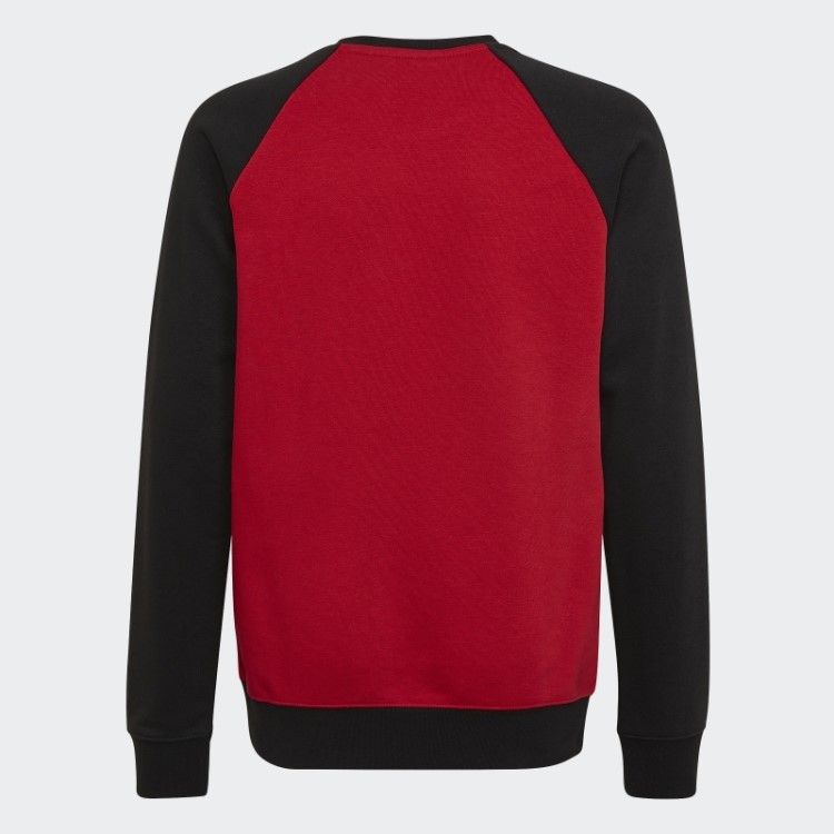 Moletom Adidas Real Vermelho Manchester United Crew