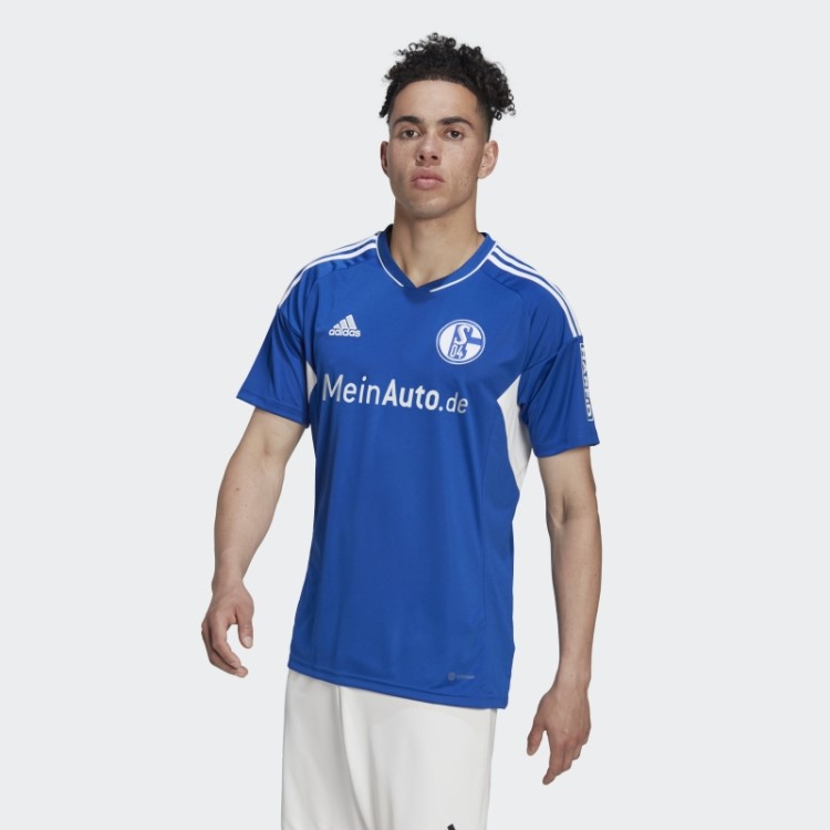Camisa Azul Royal Adidas Fc Schalke 04 22/23
