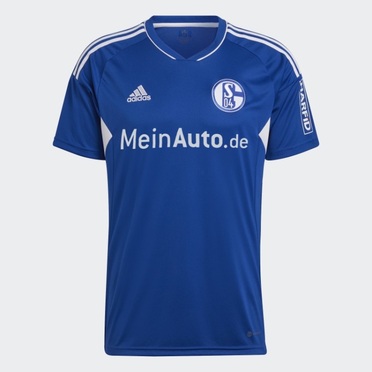 Camisa Azul Royal Adidas Fc Schalke 04 22/23