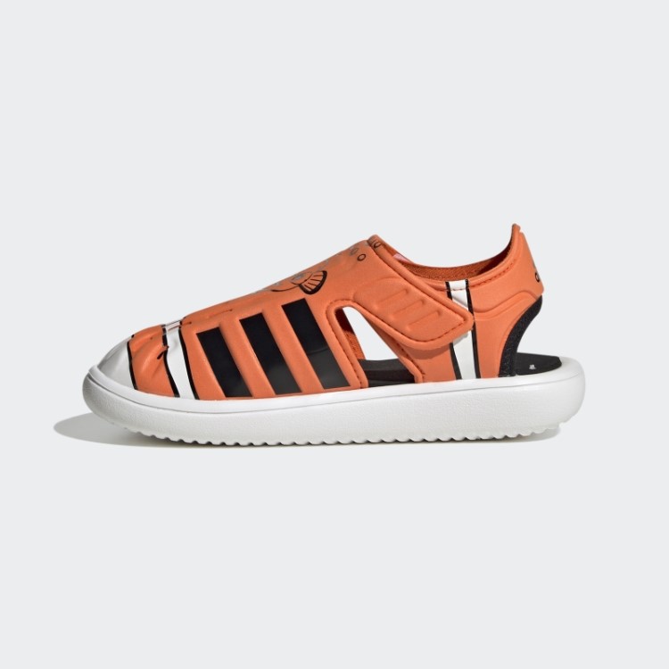 Sandálias De Verão Laranja Adidas Finding Nemo And Dory