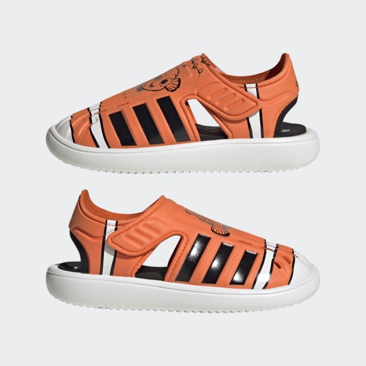 Sandálias De Verão Laranja Adidas Finding Nemo And Dory