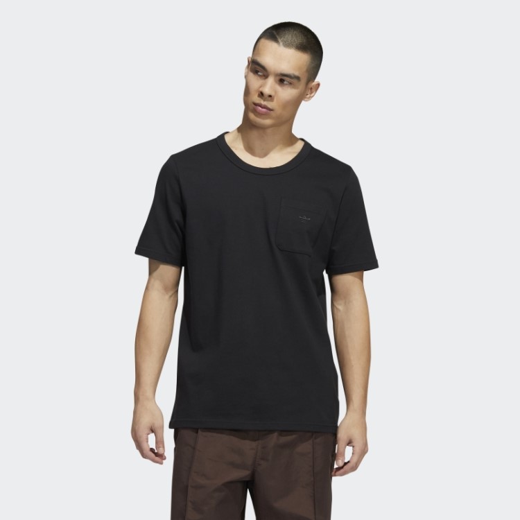 Camiseta Com Bolso Pesado Shmoofoil Adidas Preta