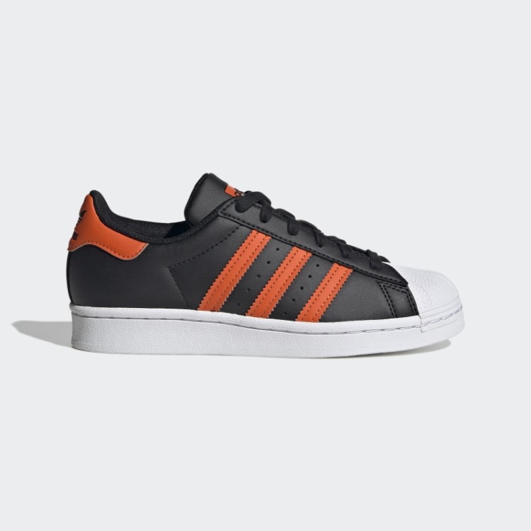 Tênis Adidas Laranja Superstar