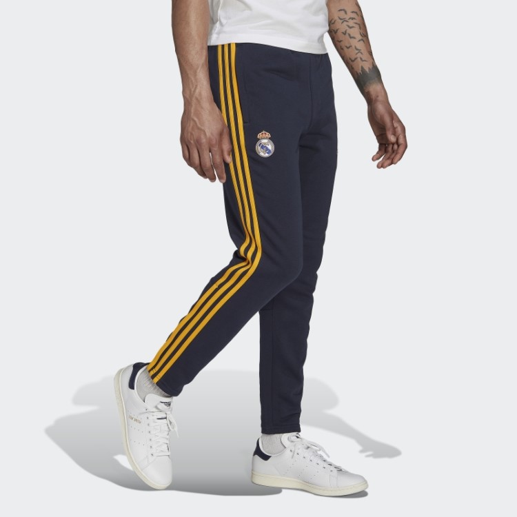 Calça Esportiva Adidas Night Navy Real Madrid Com As Três Listras