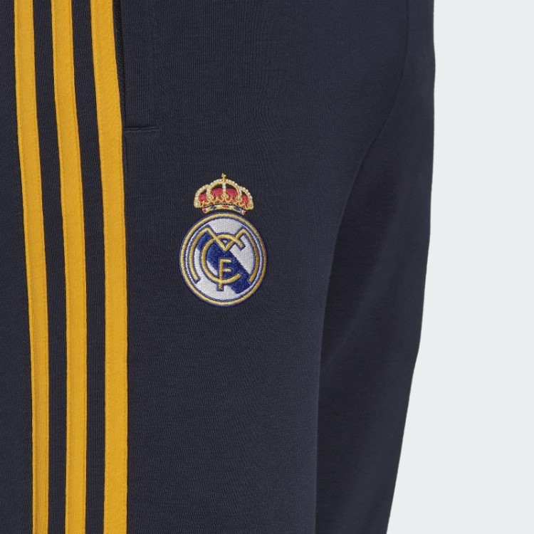 Calça Esportiva Adidas Night Navy Real Madrid Com As Três Listras