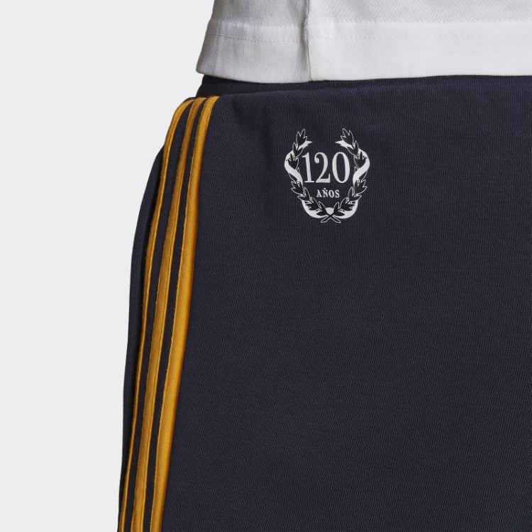 Calça Esportiva Adidas Night Navy Real Madrid Com As Três Listras