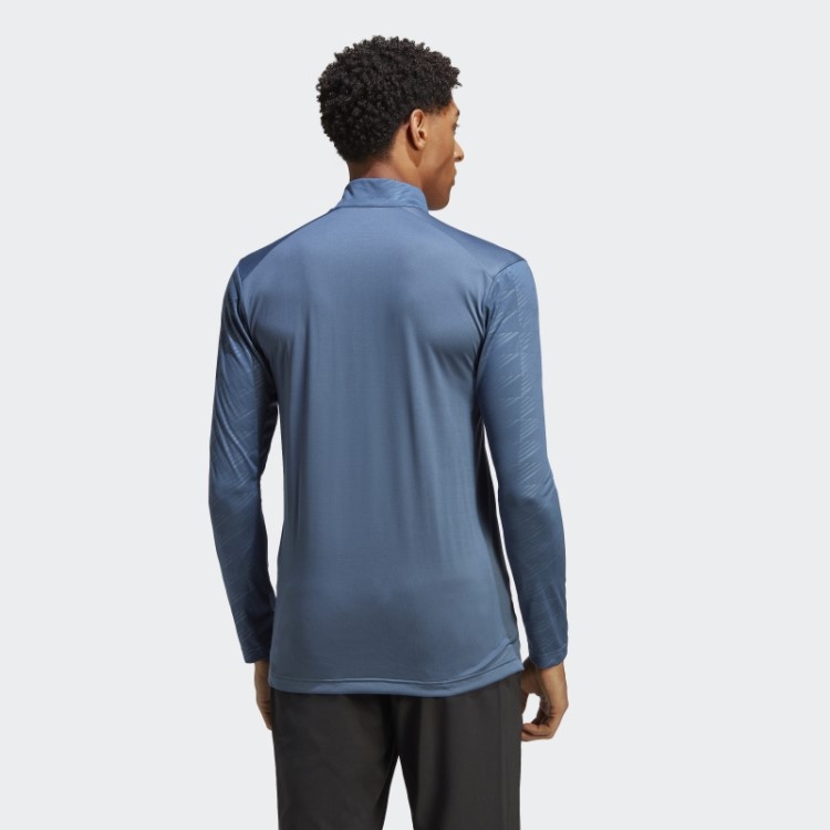 Adidas Terrex Top De Aço Manga Longa Com Meio Zíper
