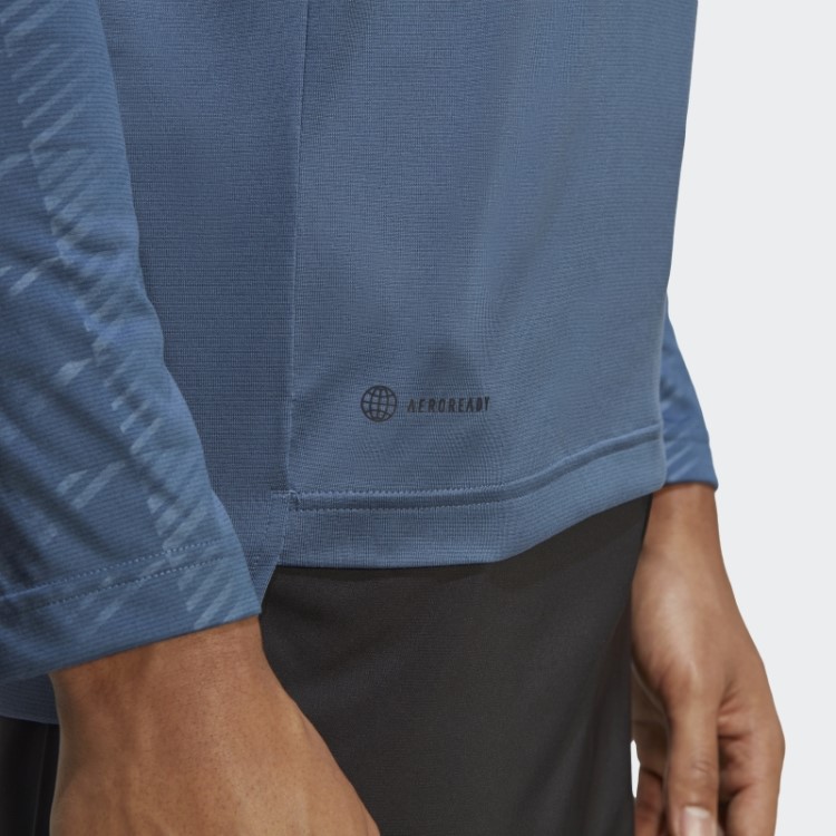 Adidas Terrex Top De Aço Manga Longa Com Meio Zíper