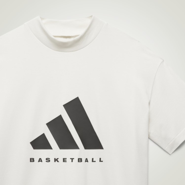 Camiseta Branca De Basquete Adidas