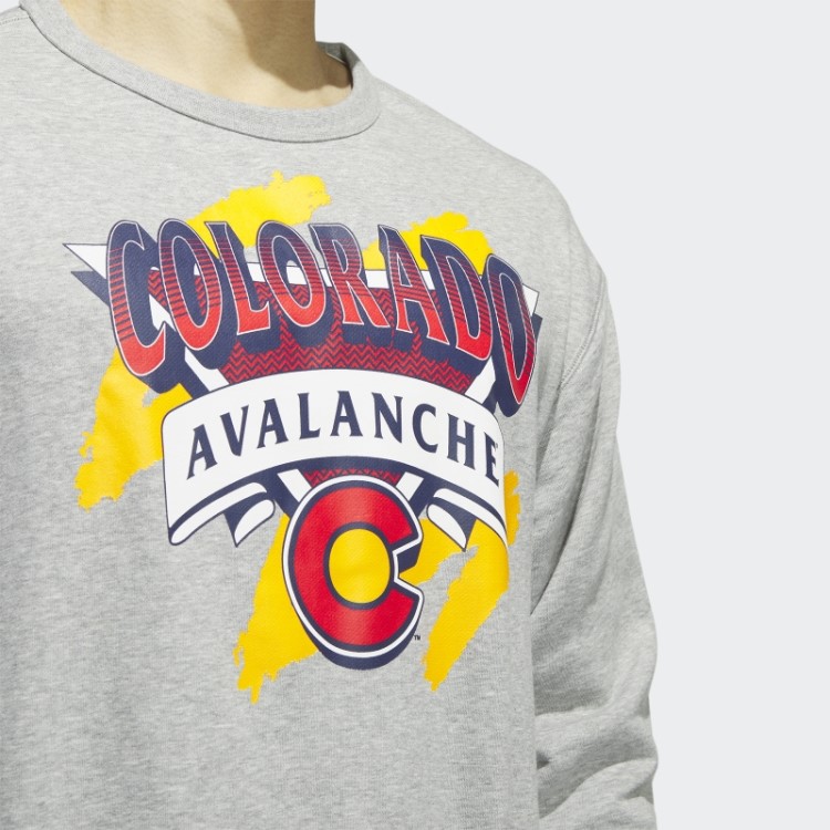 Moletom Cinza Médio Avalanche Vintage Crew Adidas