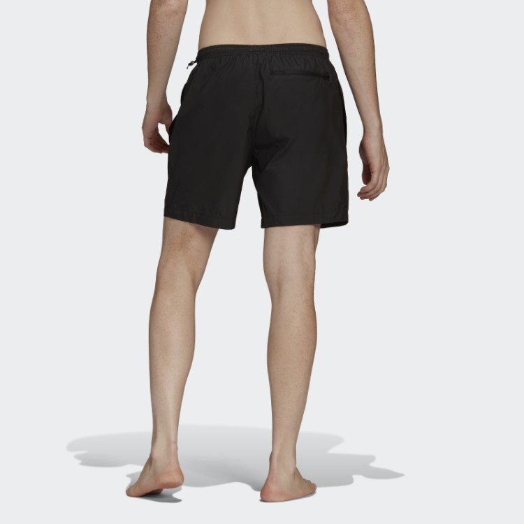 Bermuda De Natação Preta Adidas Adventure Wood Wave