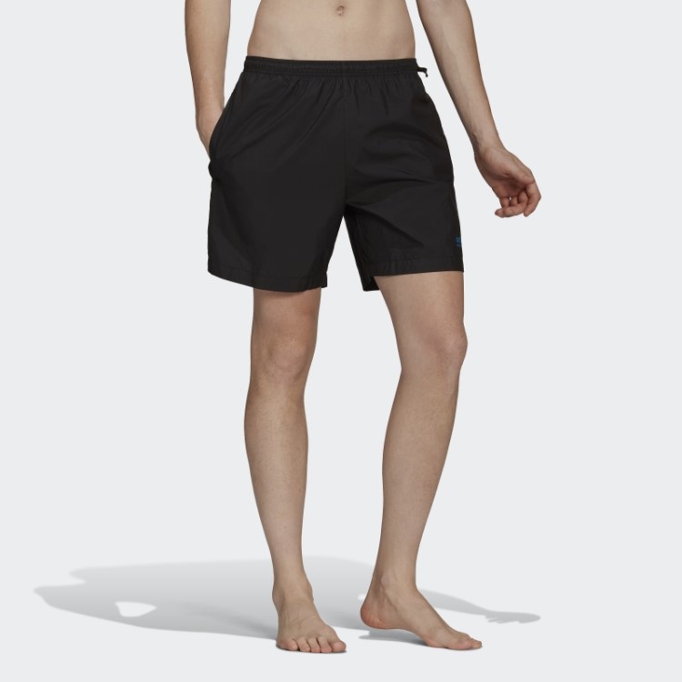 Bermuda De Natação Preta Adidas Adventure Wood Wave