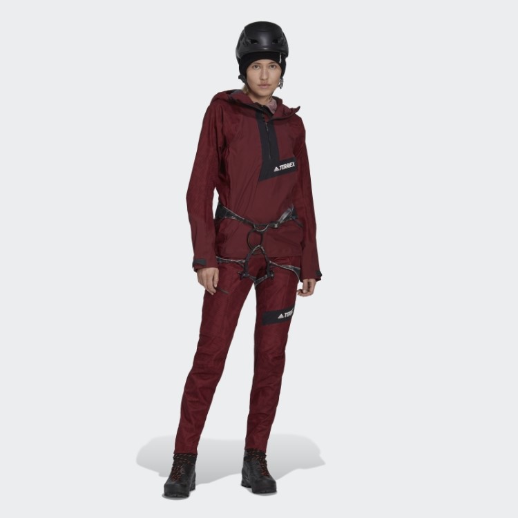 Elegante Adidas Terrex Techrock Rain.rdy Anoraque Vermelho