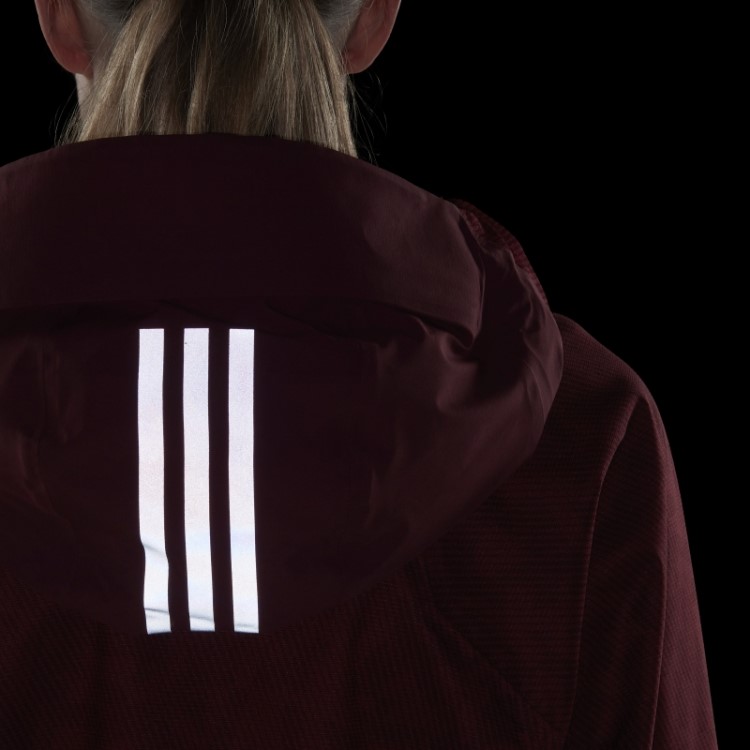 Elegante Adidas Terrex Techrock Rain.rdy Anoraque Vermelho