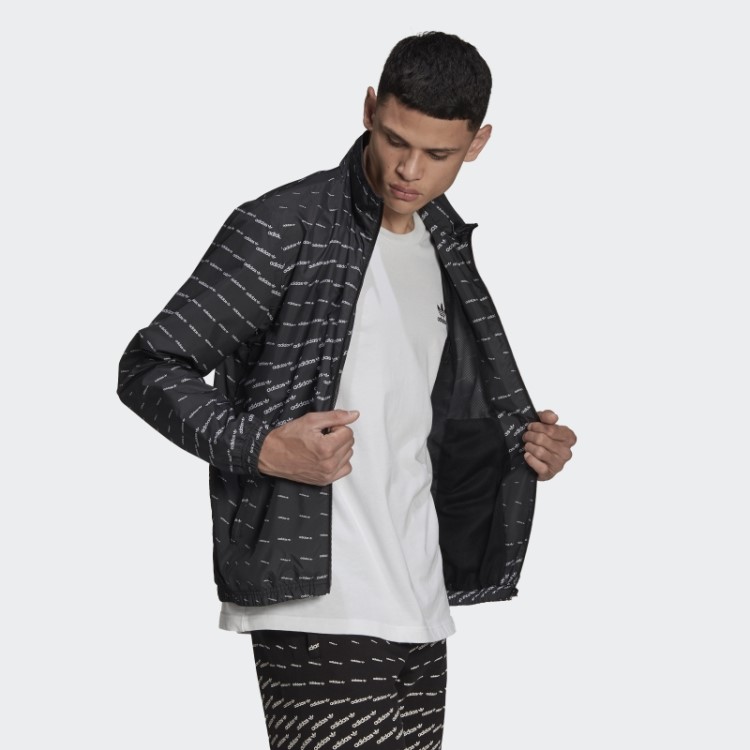 Top Preto Adidas Com Monograma Gráfico