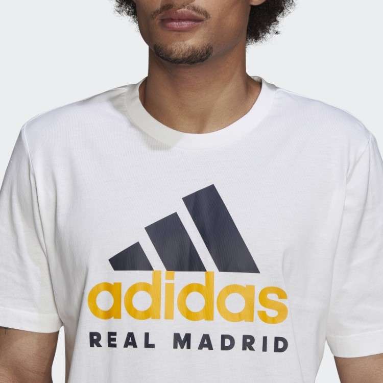 Camiseta Real Madrid Dna Branca Adidas