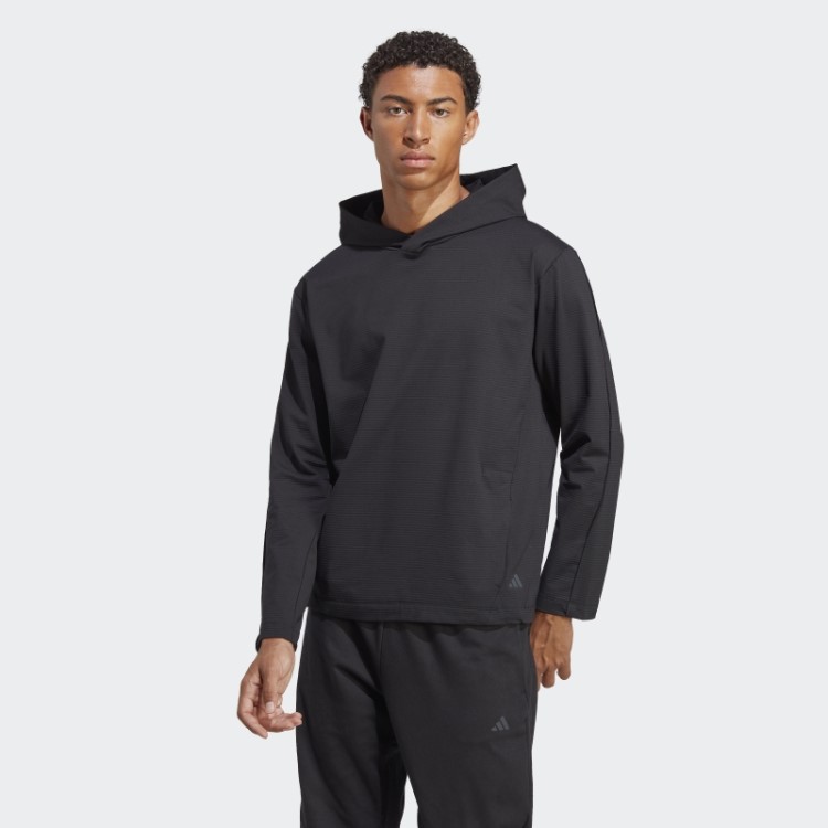 Moletom Adidas Preto Para Treino Gráfico De Yoga