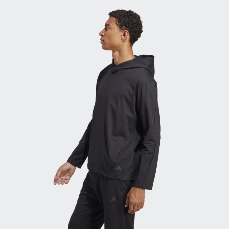 Moletom Adidas Preto Para Treino Gráfico De Yoga