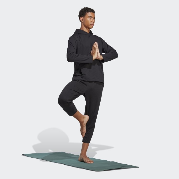 Moletom Adidas Preto Para Treino Gráfico De Yoga