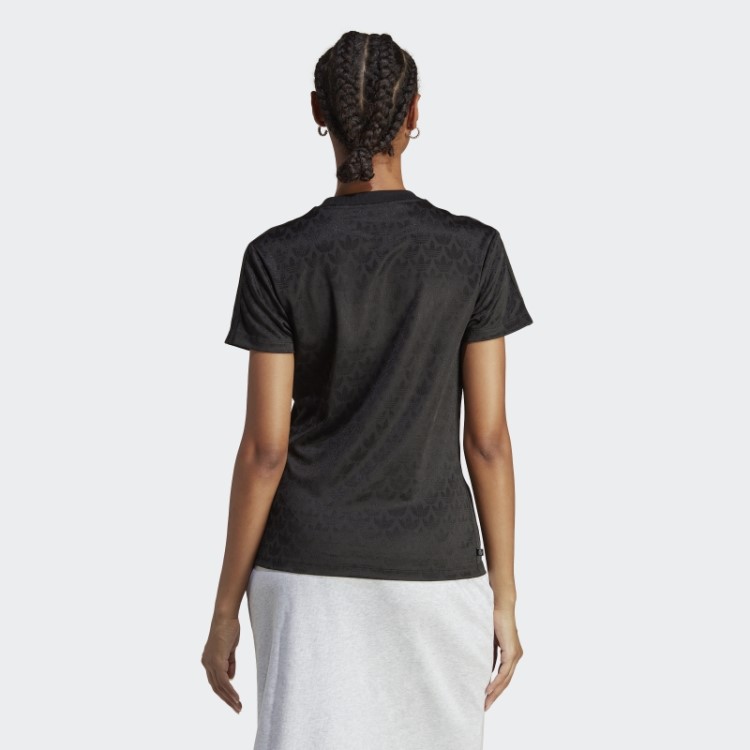 Camiseta Preta Com Logo Adidas