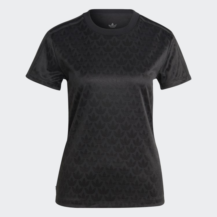 Camiseta Preta Com Logo Adidas