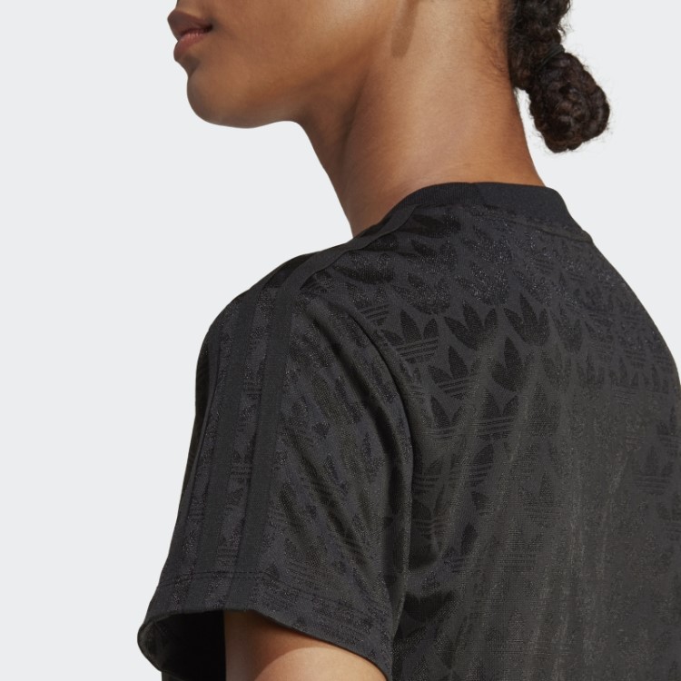 Camiseta Preta Com Logo Adidas