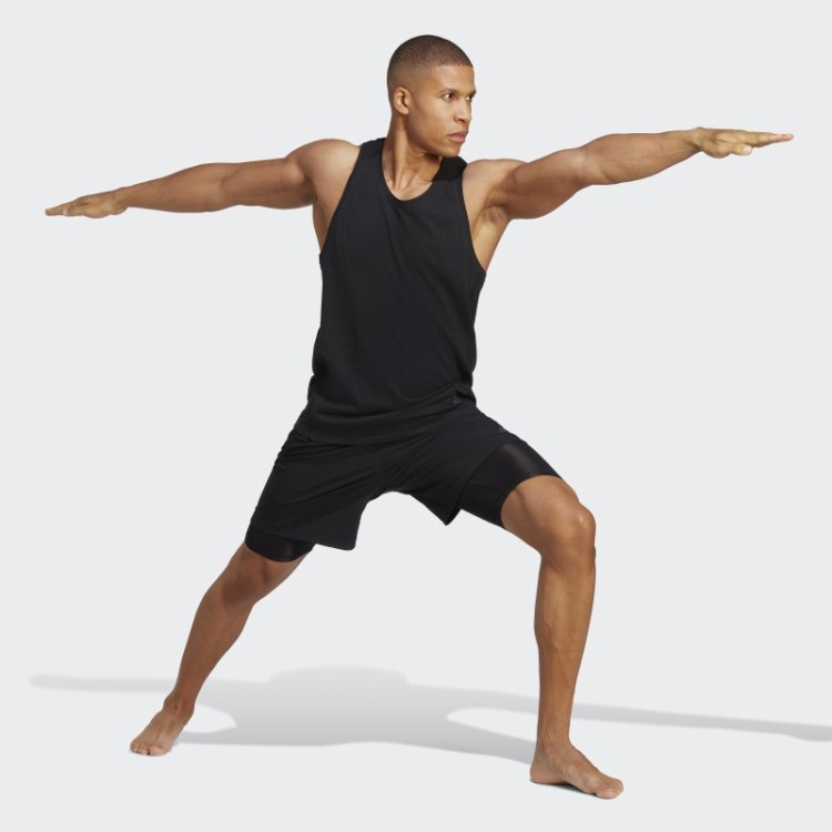 Bermuda Adidas Yoga Training 2 Em 1 Preta