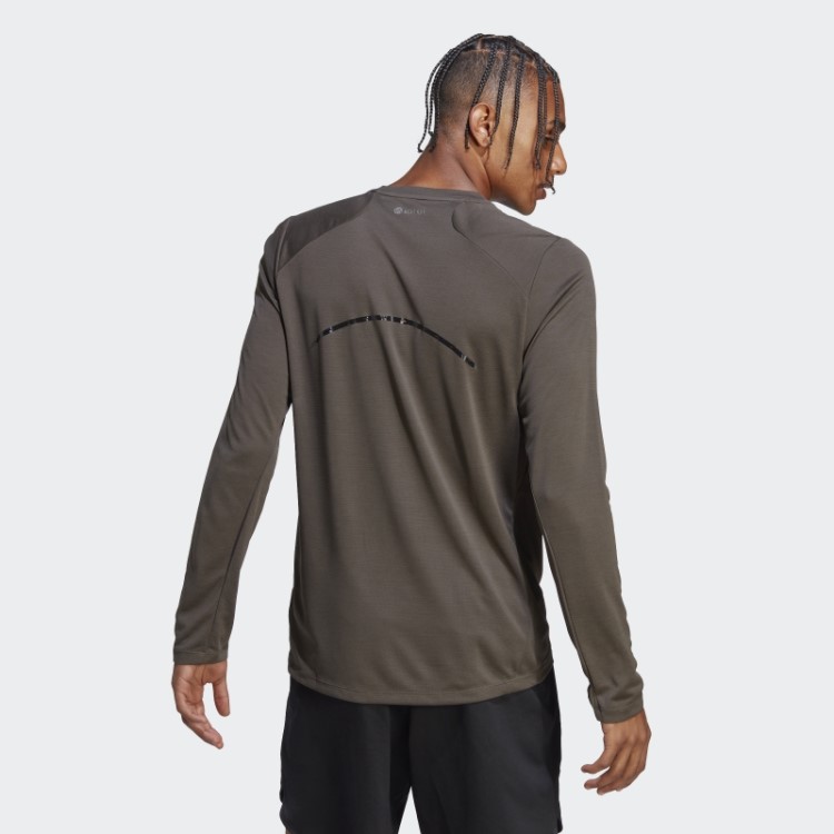 Camiseta Manga Longa Adidas Olive Best Of Adi Training