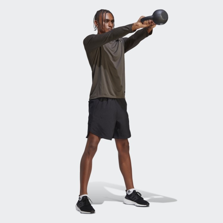 Camiseta Manga Longa Adidas Olive Best Of Adi Training