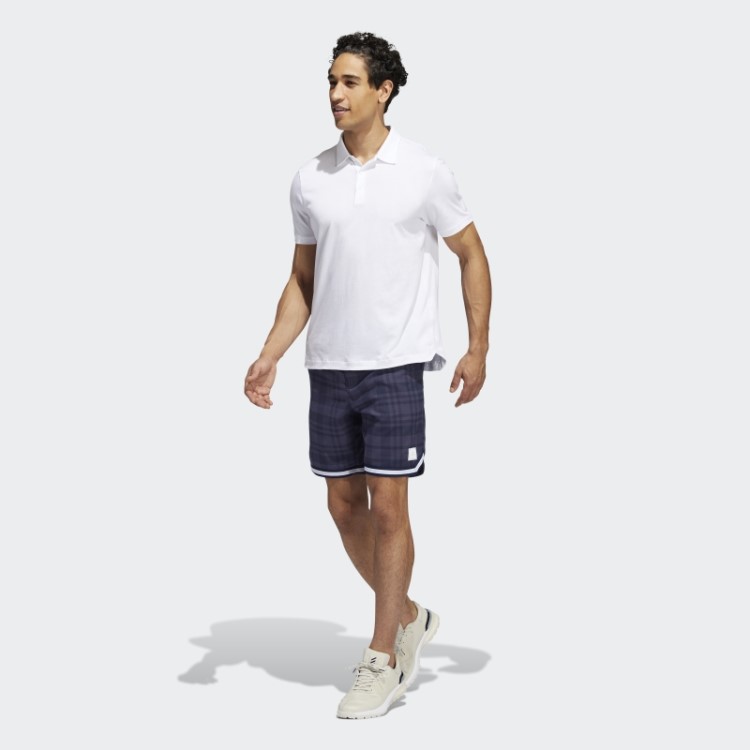 Bermuda Xadrez Adidas Adicross Azul Trace 8,5 Polegadas