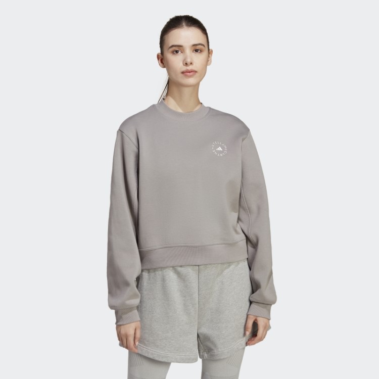 Adidas By Stella Mccartney Moletom Esportivo Dove Grey Fashion