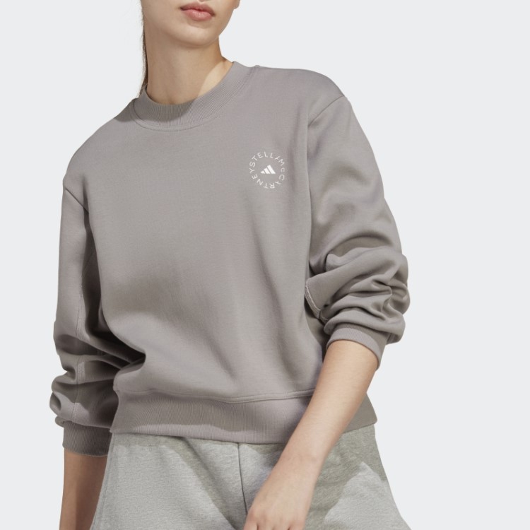 Adidas By Stella Mccartney Moletom Esportivo Dove Grey Fashion