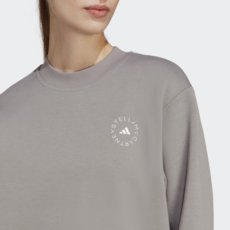 Adidas By Stella Mccartney Moletom Esportivo Dove Grey Fashion