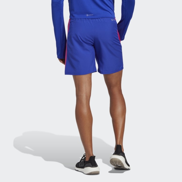 Adidas Azul Possui Os Shorts De Corrida
