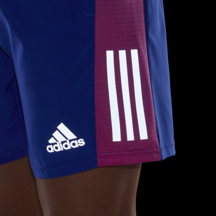 Adidas Azul Possui Os Shorts De Corrida